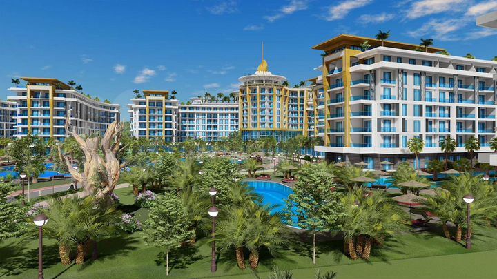 1-к. квартира, 85 м² (Турция)