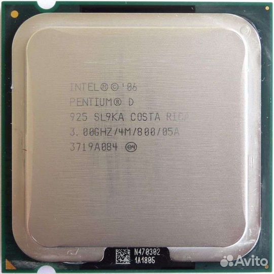 Процессор Pentium D 925