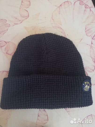 Шапка двойная с отворотом детская