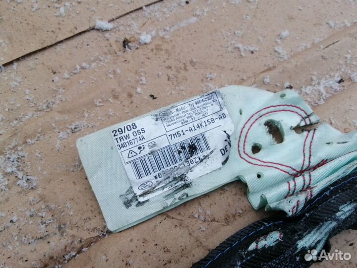 Подушка безопасности боковая шторка Ford Focus 2