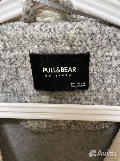 Дубленка пальто женское Pull&Bear