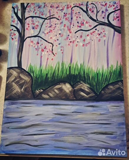 Интерьерная картина ручная работа