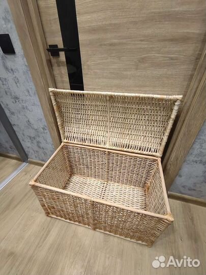 Короба и корзины плетёные из лозы