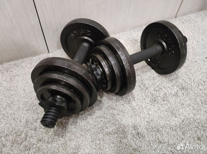 Гантели новые 20 кг (2х10)