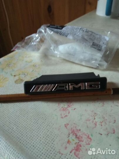 Табличка на решетку радиатора Мерседес амг