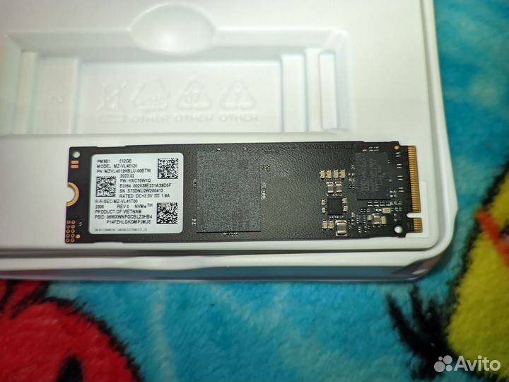 Samsung PM9B1 MZ-VL45120 SSD M.2 NVMe 512gb