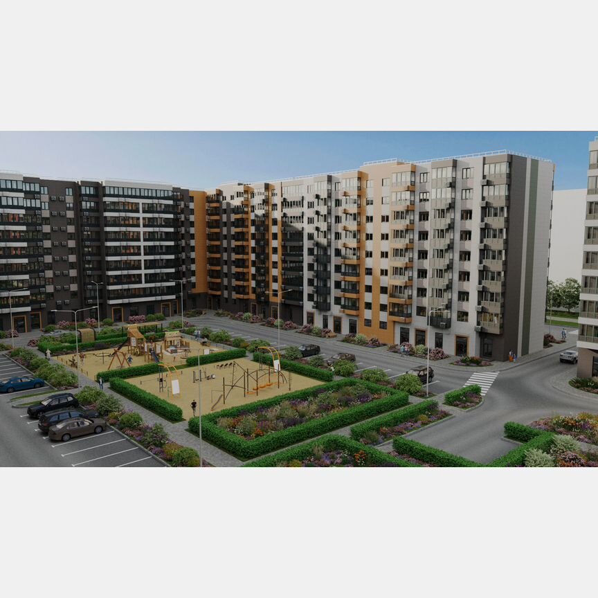 1-к. квартира, 41,8 м², 9/9 эт.