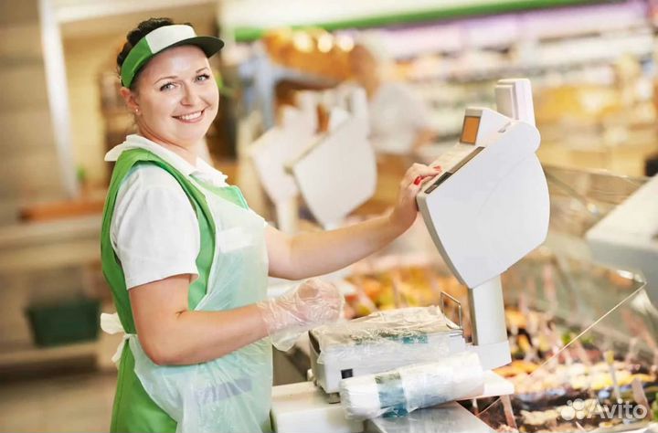 Продавец консультант в продуктовый магазин