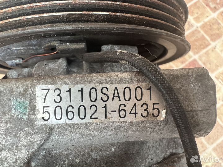 Компрессор кондиционера Subaru Forester 2002-2008