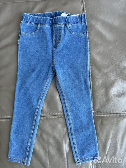 Лосины леггинсы джинсы hm размер 98 2-3 года