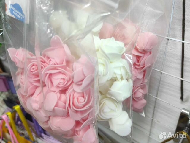 Розочки из фоамирана