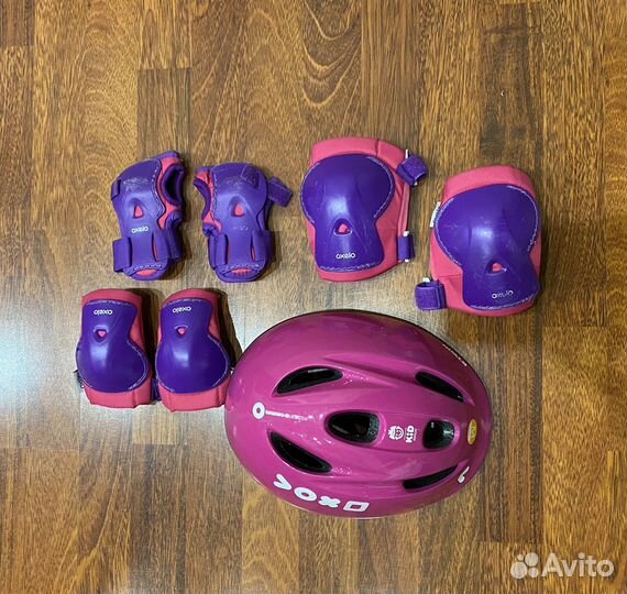Защита для роликов + шлем oxelo