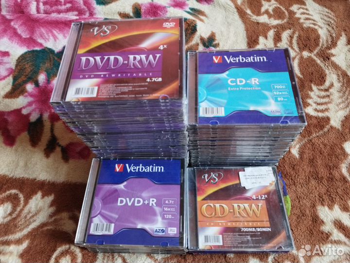 Новые Болванки (DVD-RW, DVD+R, CD-R, CD-RW)