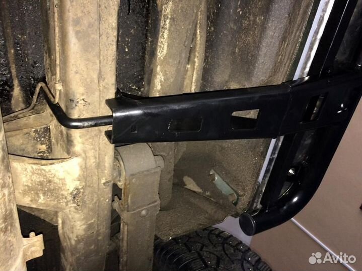 Пороги риф силовые УАЗ Патриот до 2015 стандарт