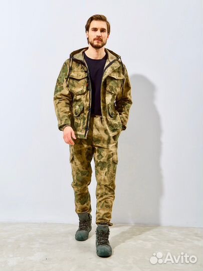Костюм горка 8 летний камуфляжный мох