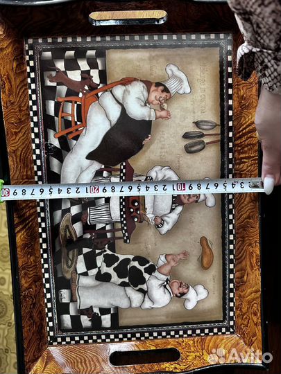 Поднос деревянный