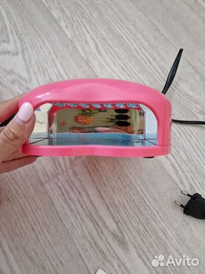 2 лампы уф и led