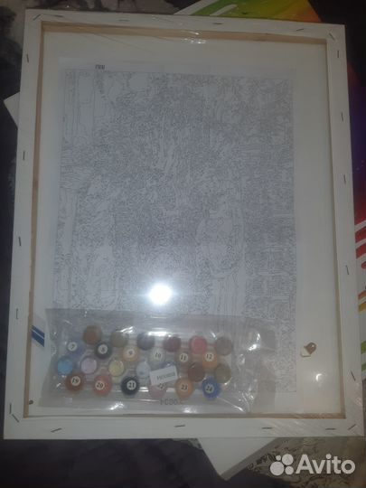 Картина по номерам Девочка Ангел 40на50