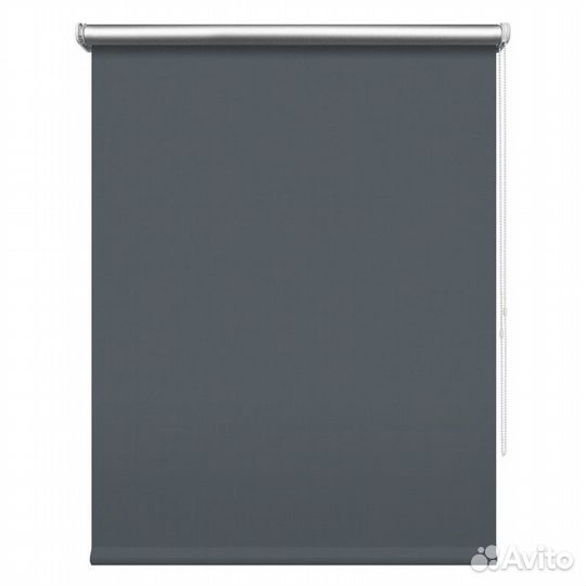 Штора рулонная уют Сильвер blackout 80х175см графи