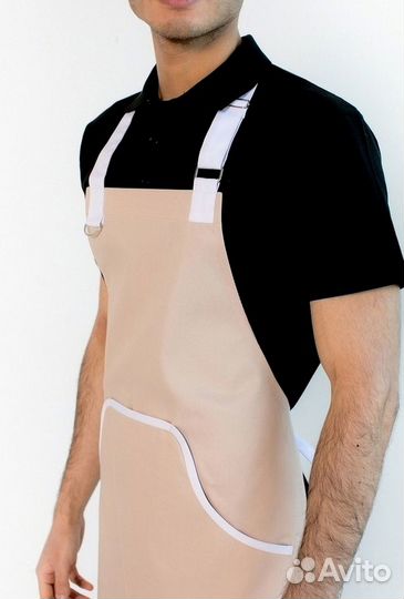 Чёрный китель поварской женский