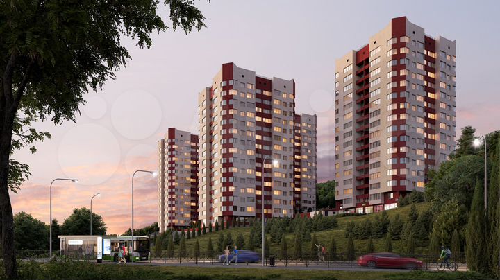 2-к. квартира, 64,7 м², 2/15 эт.