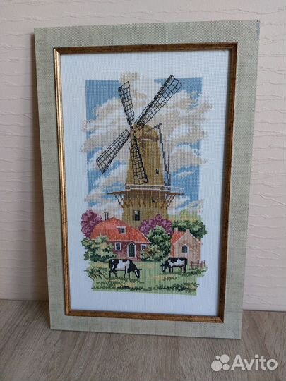 Картина вышитая крестом