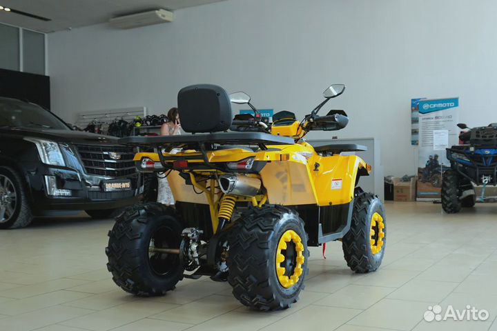 Квадроцикл Avantis Hunter 200 Big Lux желтый