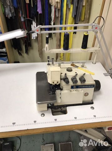 Оверлок профессиональный трёхниточный shuanggong