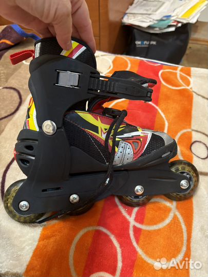 Роликовые коньки детские раздвижные