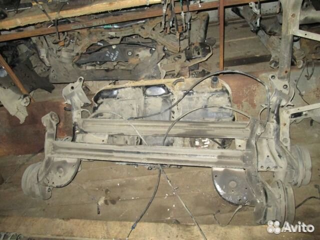 Задняя балка рено логан