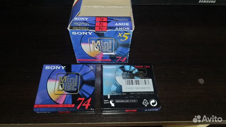 Sony tdk maxell fuji victor md minidisc мини диск
