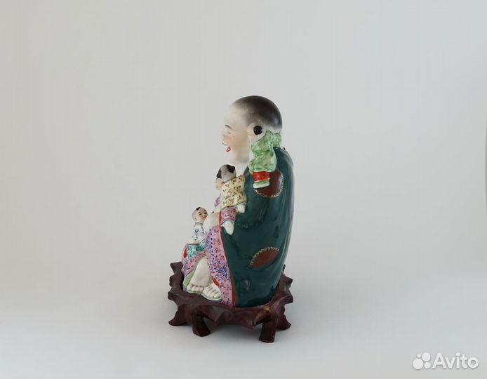 Винтаж фарфоровый Хотэй (Хотей) Будда Китай 119