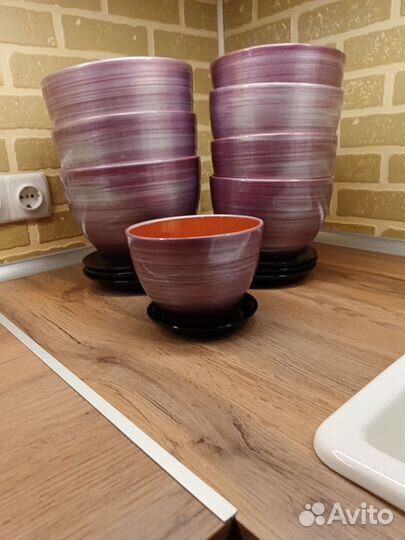 Горшки цветочные керамика