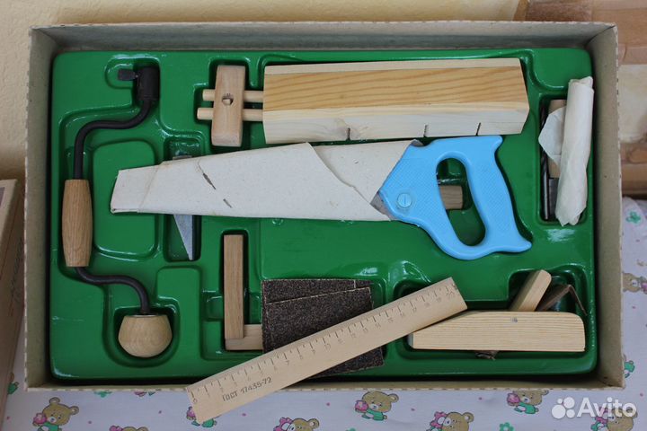 Набор столярный детский умелец в родной коробке СС