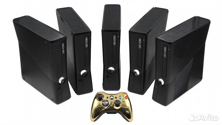 Xbox 360 S 250,500 Gb Freeboot c играми