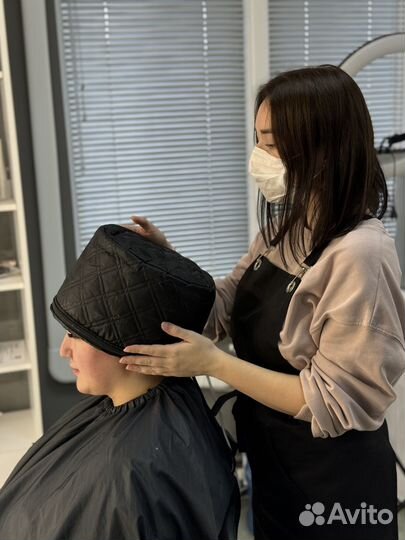 Модель на кератин, ботокс, восстановление, пилинг