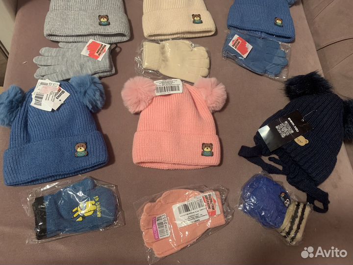 Набор шапка и снуд зима