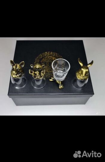 Подарочный набор рюмка перевёртыш 12шт