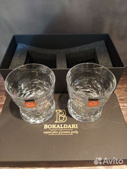 Набор бокалов подарочный 2 шт новые