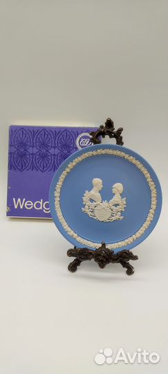 Тарелка декоративная бисквитный фарфор диаметр 16