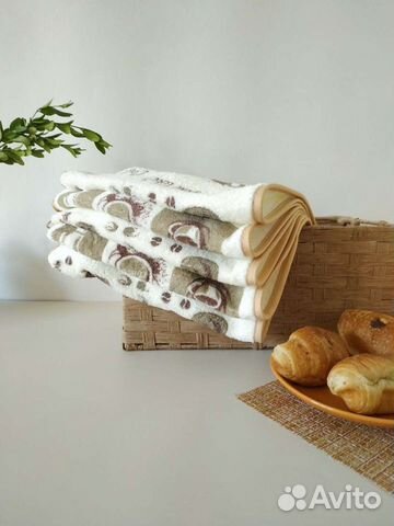 Полотенца махровые кухонные