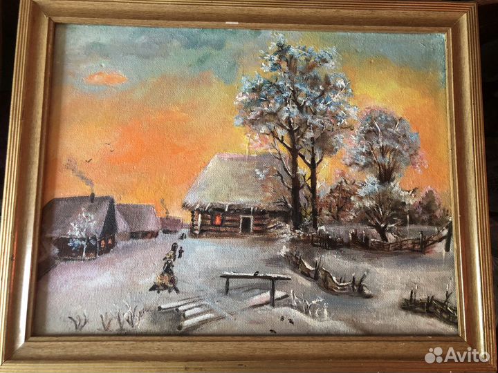 Картина маслом СССР