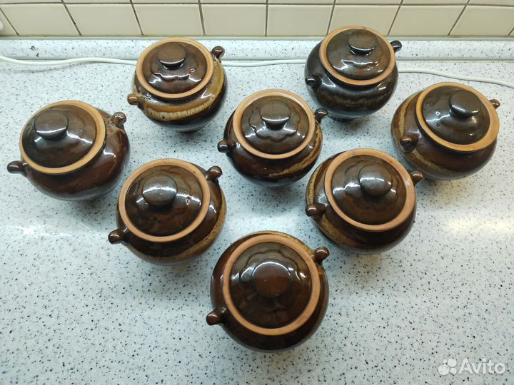 Горшочки для запекания 8 шт