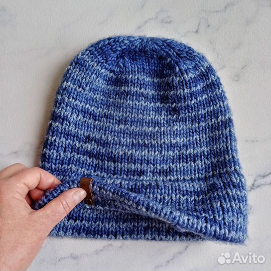 Шапка зимняя женская вязаная ручной работы