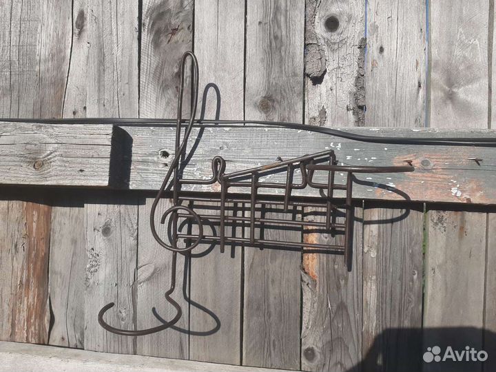 Кашпо металлическое под горшок