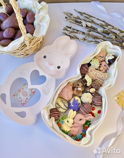 Шоколад и конфеты на Пасху. Пасхальный подарок