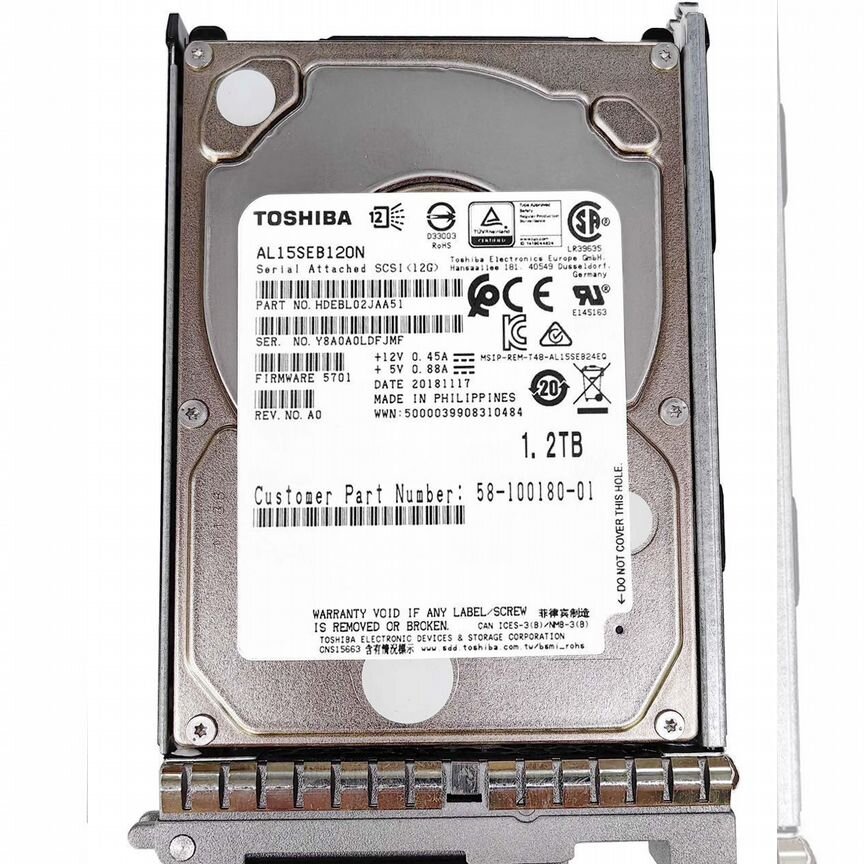 [HD12TB10K12G] Жесткий Диск Cisco Ucs- 1,2tb Sas 2,5" Hd12tb10k12g