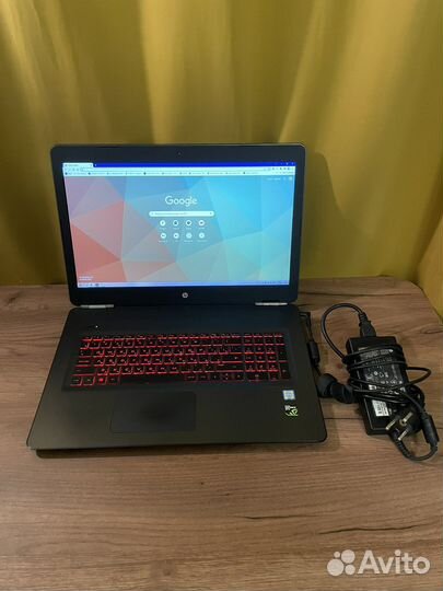 Игровой ноутбук HP Omen 17-w015ur