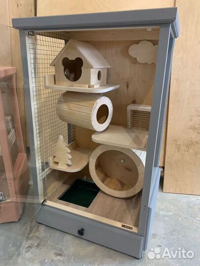 Витрина для шиншилл, аксессуары