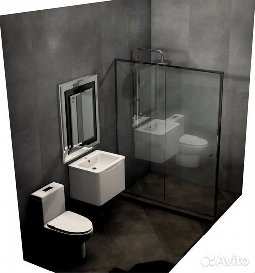 Керамогранит матовый 60x120 Matera Pitch